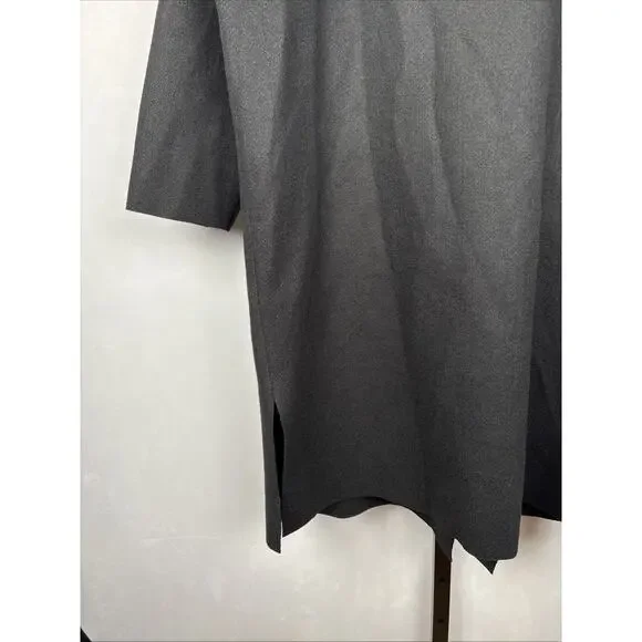 NEW Sadie & Sage Open Front Coat Womens Small Black Relaxed Lagenlook Minimalist - Picture 8 of 12